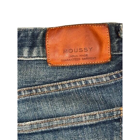 MOUSSY Vintage Jeans SAAB Co Size 28 JAPANESE Denim‎  ORIGINAL - Picture 6 of 8